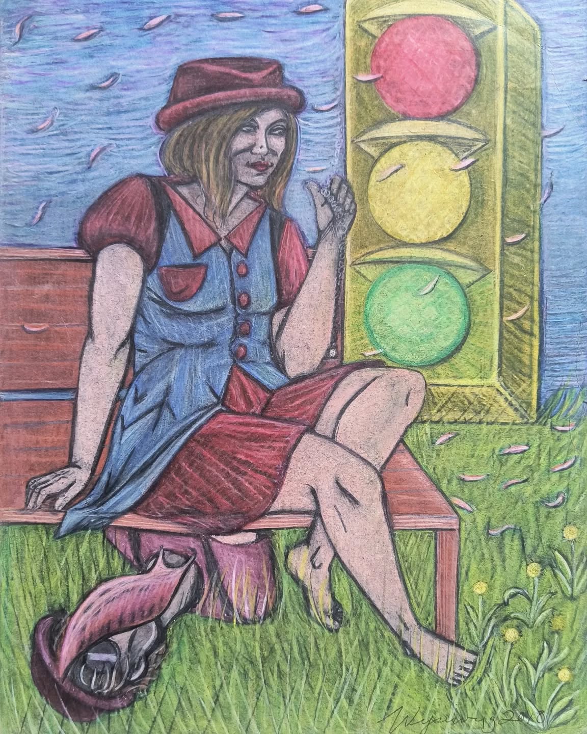 Print, Control is an Illusion, 9x12