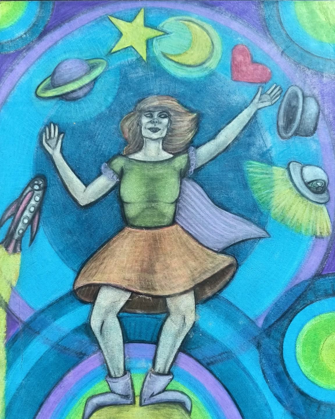 Print, Space Hero, 9x12