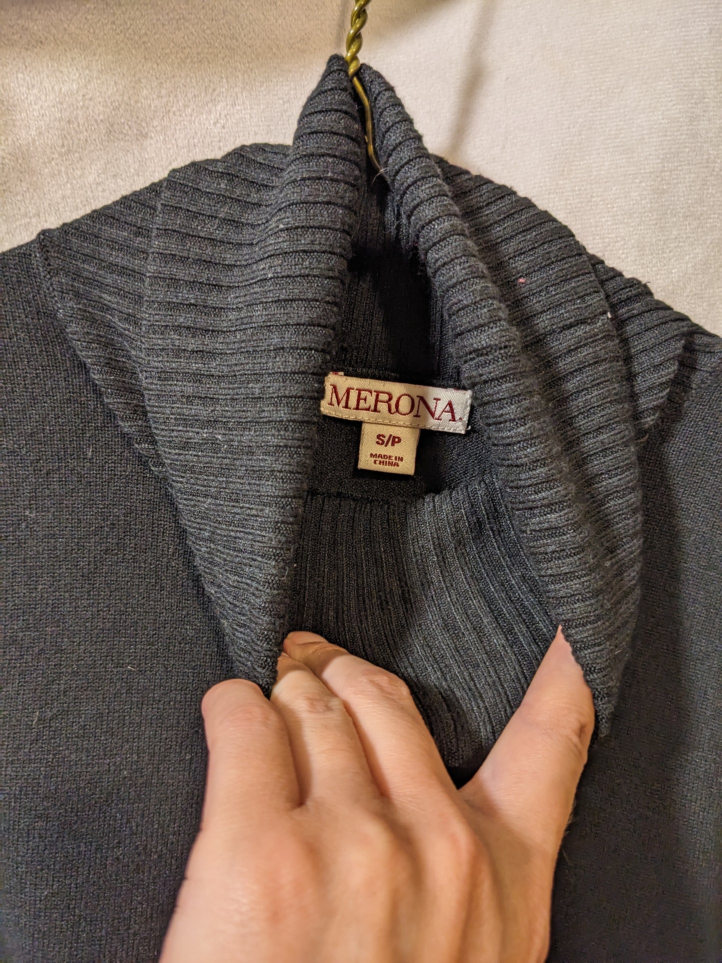 Black Turtle Neck Sweater
