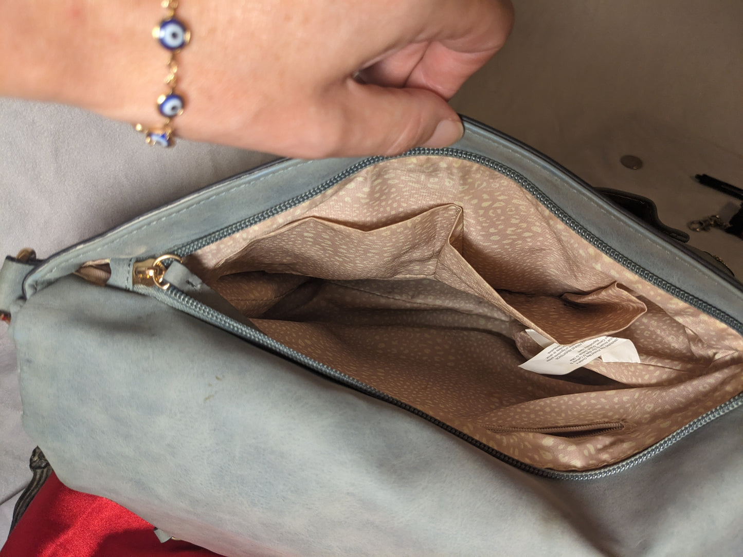 Green Leather Crossbody Purse