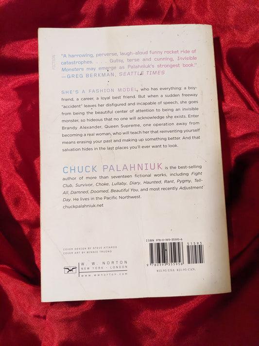 Invisible Monsters by Chuck Palhaniuk Novel