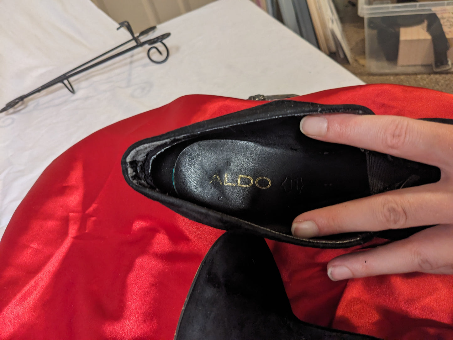 Aldo Black Stiletto Shoes