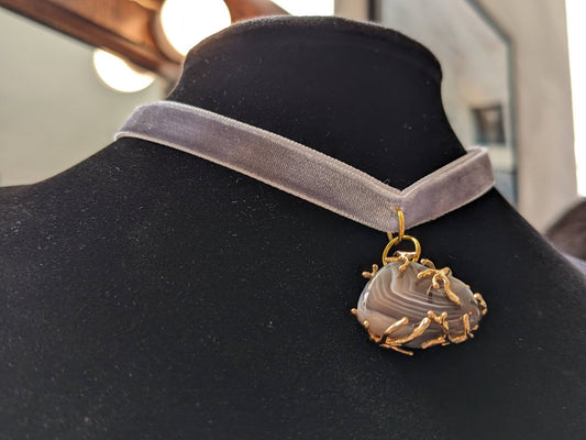 Botswana Agate Choker