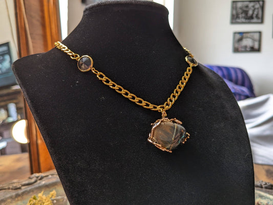 Tiger Eye Chain Choker