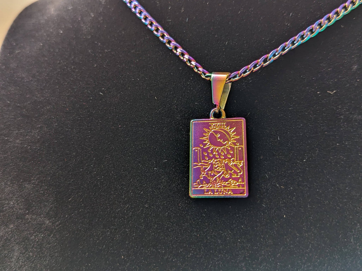 The Moon Tarot Card Necklace