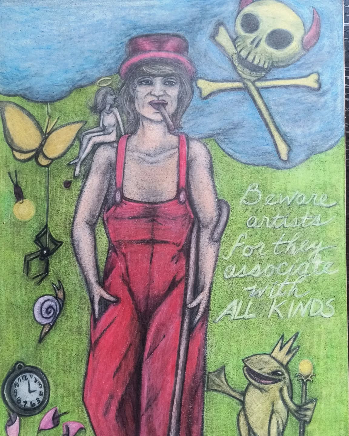 Print, Beware Artists! 9x12