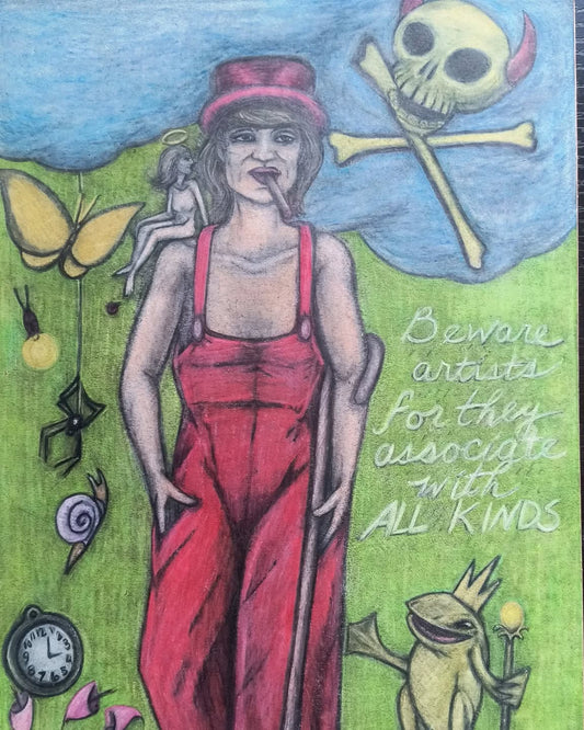 Print, Beware Artists! 9x12