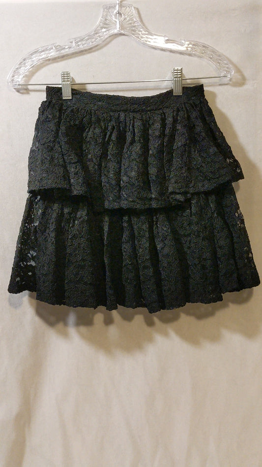 Lacey Black Layered Skirt