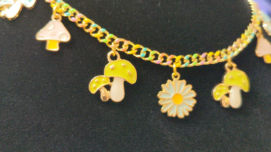 Pastel Fairy Ring Chain Choker