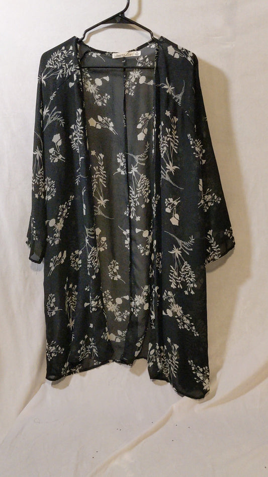 Black Sheer Shawl