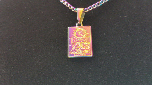 The Moon Tarot Card Necklace