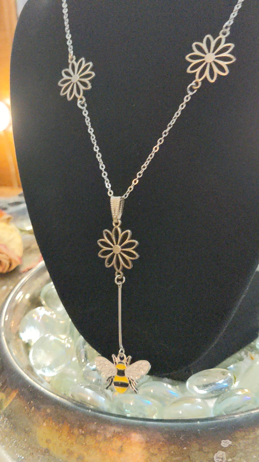Stainless Bee Necklace