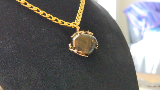 Tiger Eye Chain Choker
