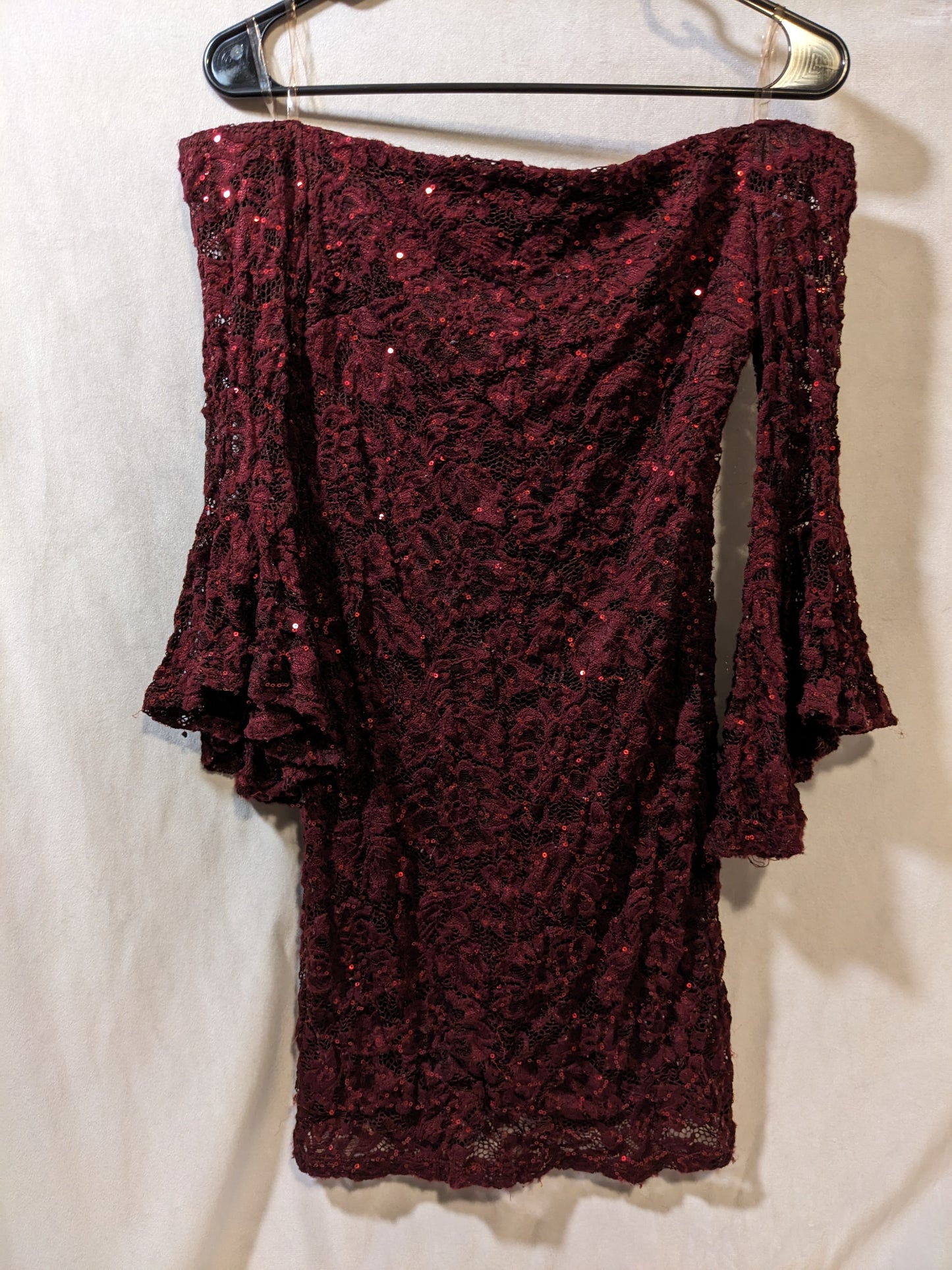 Red Sequin Dress