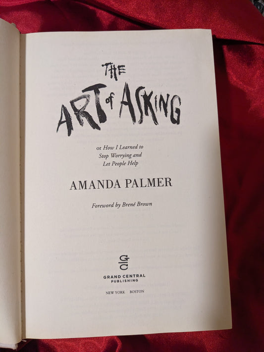 The Art of Asking, signed Amanda Palmer Book