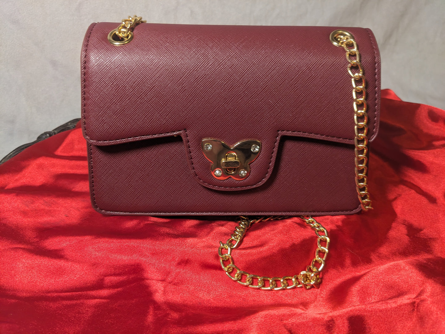 Maroon Purse