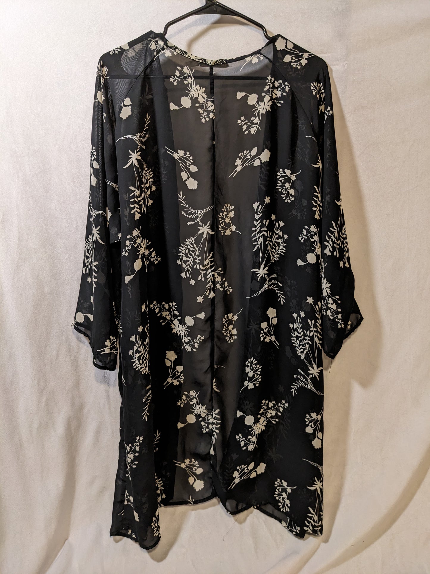 Black Sheer Shawl