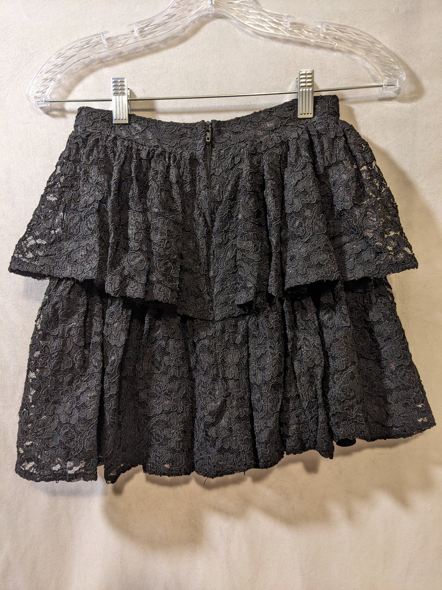 Lacey Black Layered Skirt