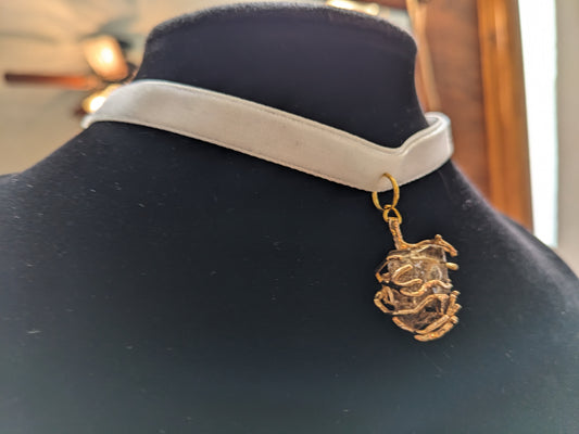 Skeletal Quartz Choker