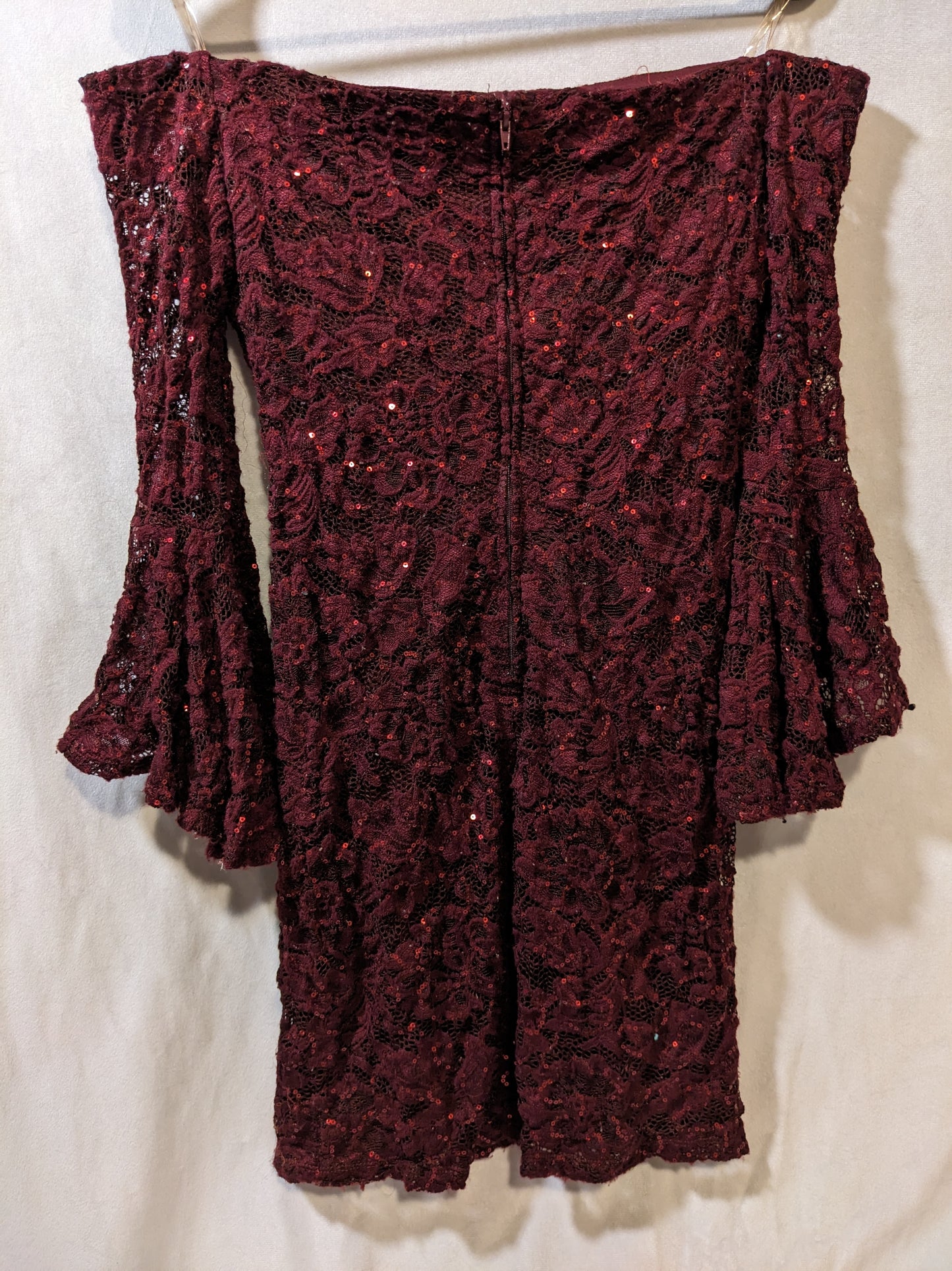 Red Sequin Dress